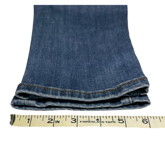 Lane Bryant Women's Size 16 Boyfriend Jeans Blue Denim Med Wash Distressed - Picture 8 of 10